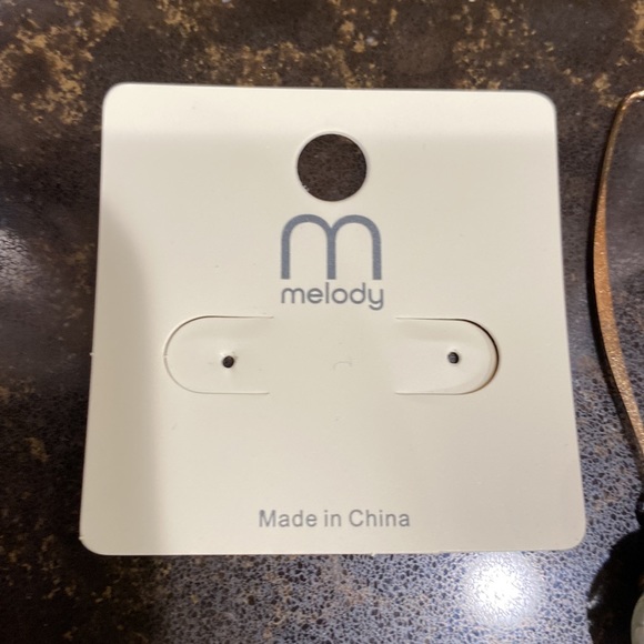 Melody Fashion Earrings with ball filled with iridescent hearts! - Picture 3 of 6